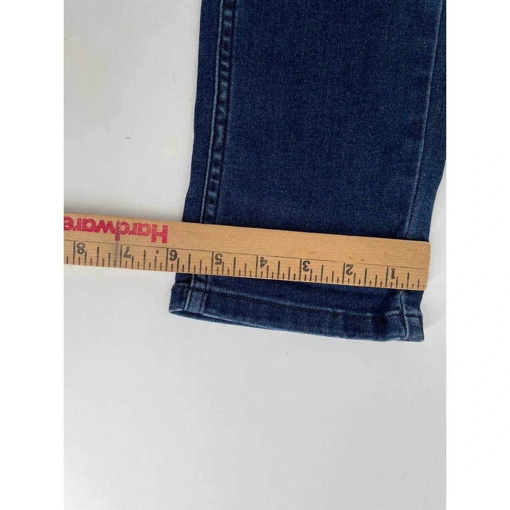 Calvin Klein‎ Jeans Slim Boyfriend Women 2 Blue Dark Wash Stretch Denim